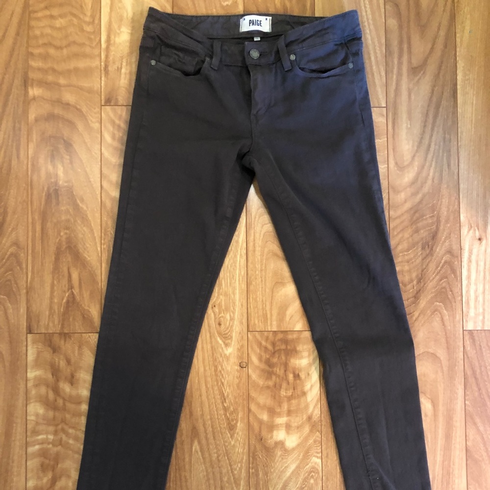 Paige Skyline Skinny in Gray